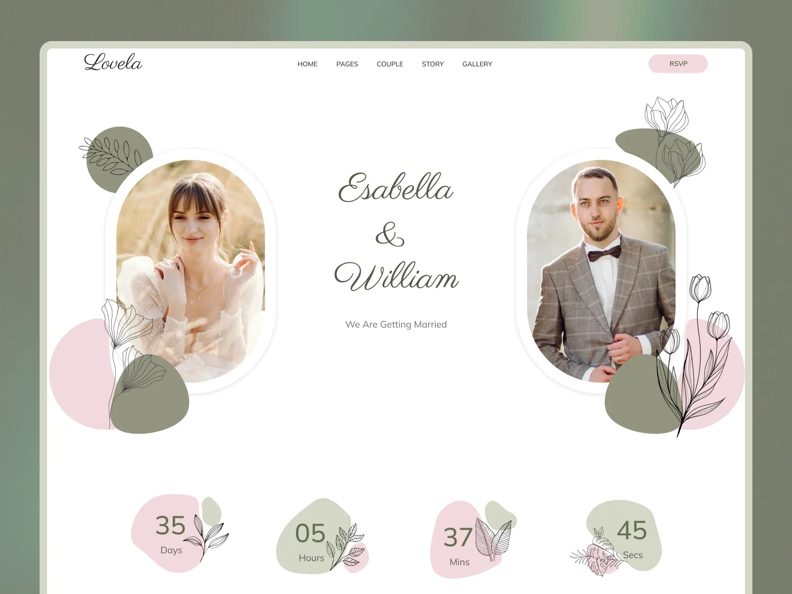 Blissify — Framer wedding website template