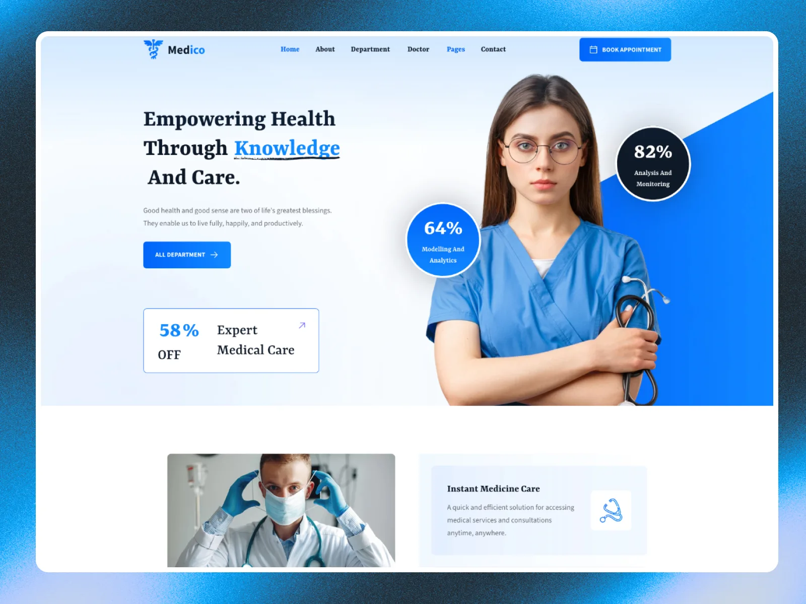 Medico — Framer medical website template