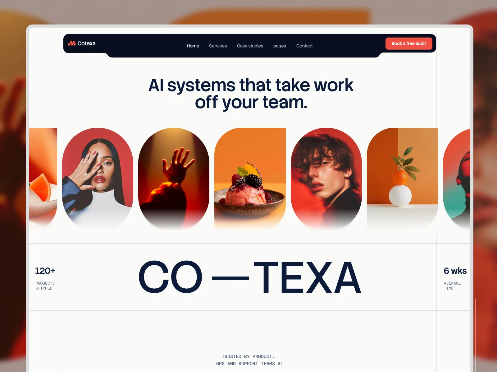 Contaxa — Framer agency website template